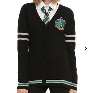 Harry Potter Slytherin Juniors Cardigan - Sz XL